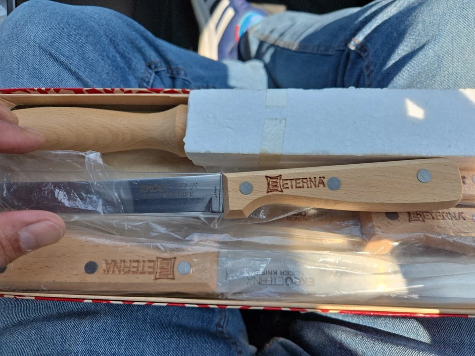 Ekco Eterna Chefs Cuchillos Cortador, Deshuesado, Cuchillos Utilitarios y Herramienta de Afilado Foto 2 de 4