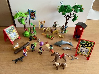 Zoo-Tiere, Figuren mit Zubehör, Bäume v. Playmobil