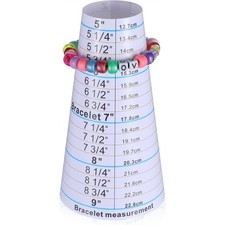 2 Pcs Bracelet Mandrel and Bracelets Sizer Measuring Tool Bracelet Sizers9630