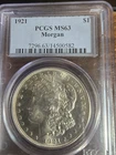 1921 Morgan Silver Dollar PCGS MS-63