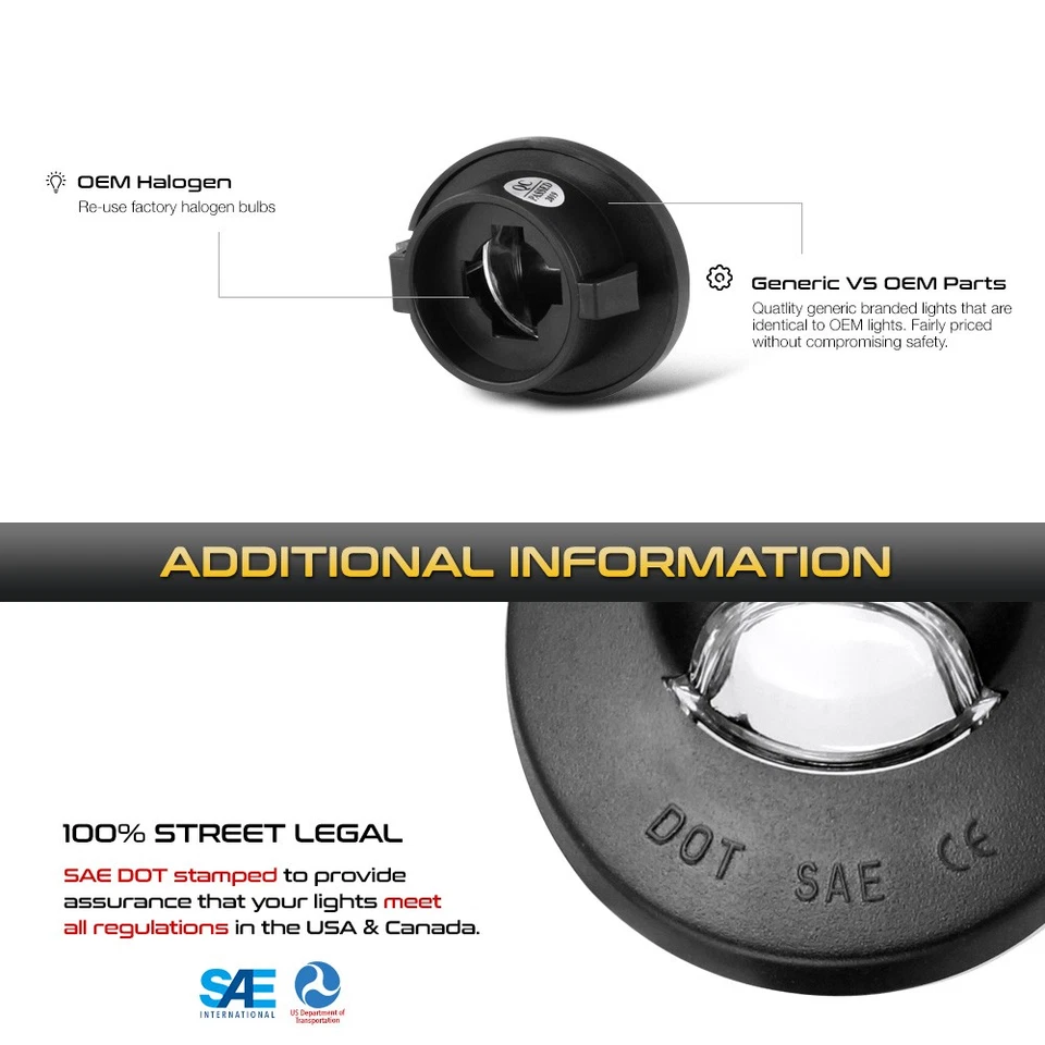 2000-2005 Ford Excursion/Explorer/Sport Trac"OE-Style" Black License Plate light Foto 4 de 4