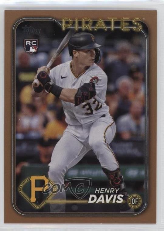 2024 Topps Series 1 Gold 1650/2024 Henry Davis #295 08vx