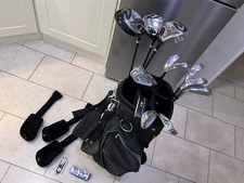 Williams Golf Full Set Of F15 Clubs - 3-SW Plus 3 Woods And Putter With Bag VGC