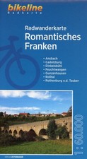 Romantisches Franken cycling tour map (Radwanderkarten) by Esterbauer Verlag