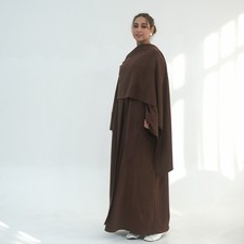 Muslim Women Kaftan Open Abaya Islamic Cardigan Kimono Robe Ramadan Maxi Dress