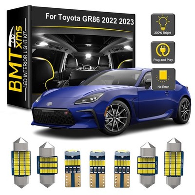 7x Interior LED Light Bulbs + Tool For Toyota GR86 2022-2023 Subaru BRZ White
