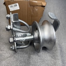 Chain Link Rolling Gate Track Sliding Gate Rollers Galvanized Steel 1 Pack