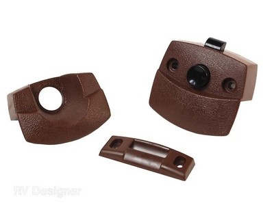 American Motorhome RV 5th Wheel Brown PrivacyDoor Latch h531