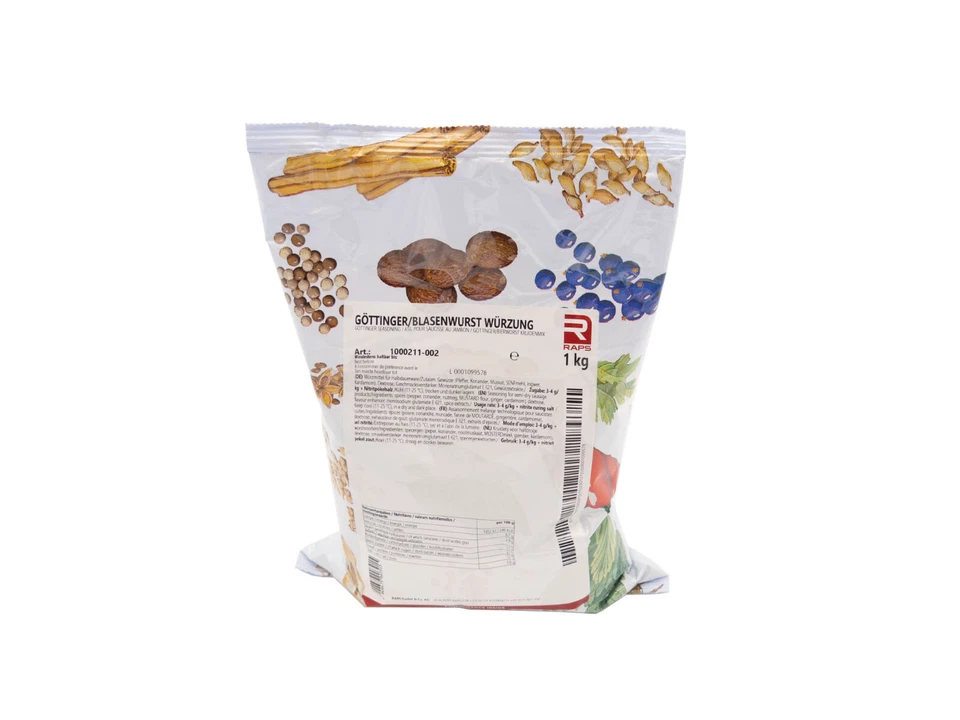 1 kg Raps Göttinger/Blasenwurst Würzung, göttinger seasoning