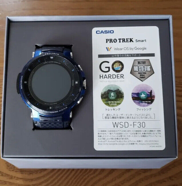 Casio WSD-F30-BU PRO TREK Smartwatch From Japan | eBay Casio WSD-F30-BU PRO TREK Smartwatch From Japan | eBay