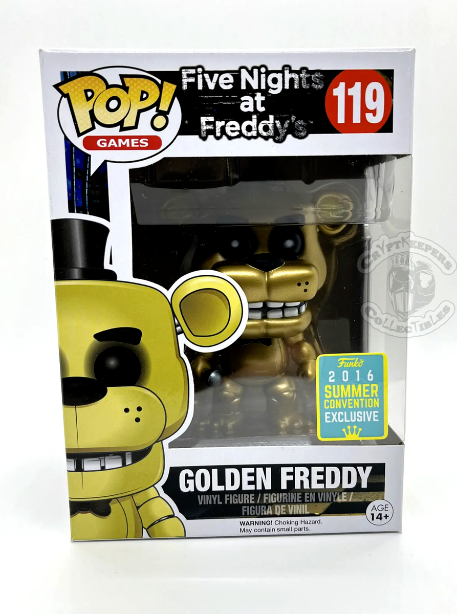 ファンコポップ ファイブナイツアットフレディーズ fnaf Funko POP Golden Freddy 119 Gold Five Nights at Freddys FNAF SDCC
