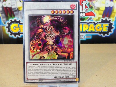 YUGIOH! Vulcan der Göttliche LC5D DE249/ Excellent/ 1.Auflage/ Secret Rare