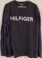  New Tommy Hilfiger X-Large Black Long Sleeve Shirt