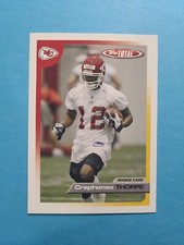 CRAPHONSO THORPE 2005 TOPPS TOTAL RC ROOKIE FOOTBALL CARD # 497 G5135. rookie card picture