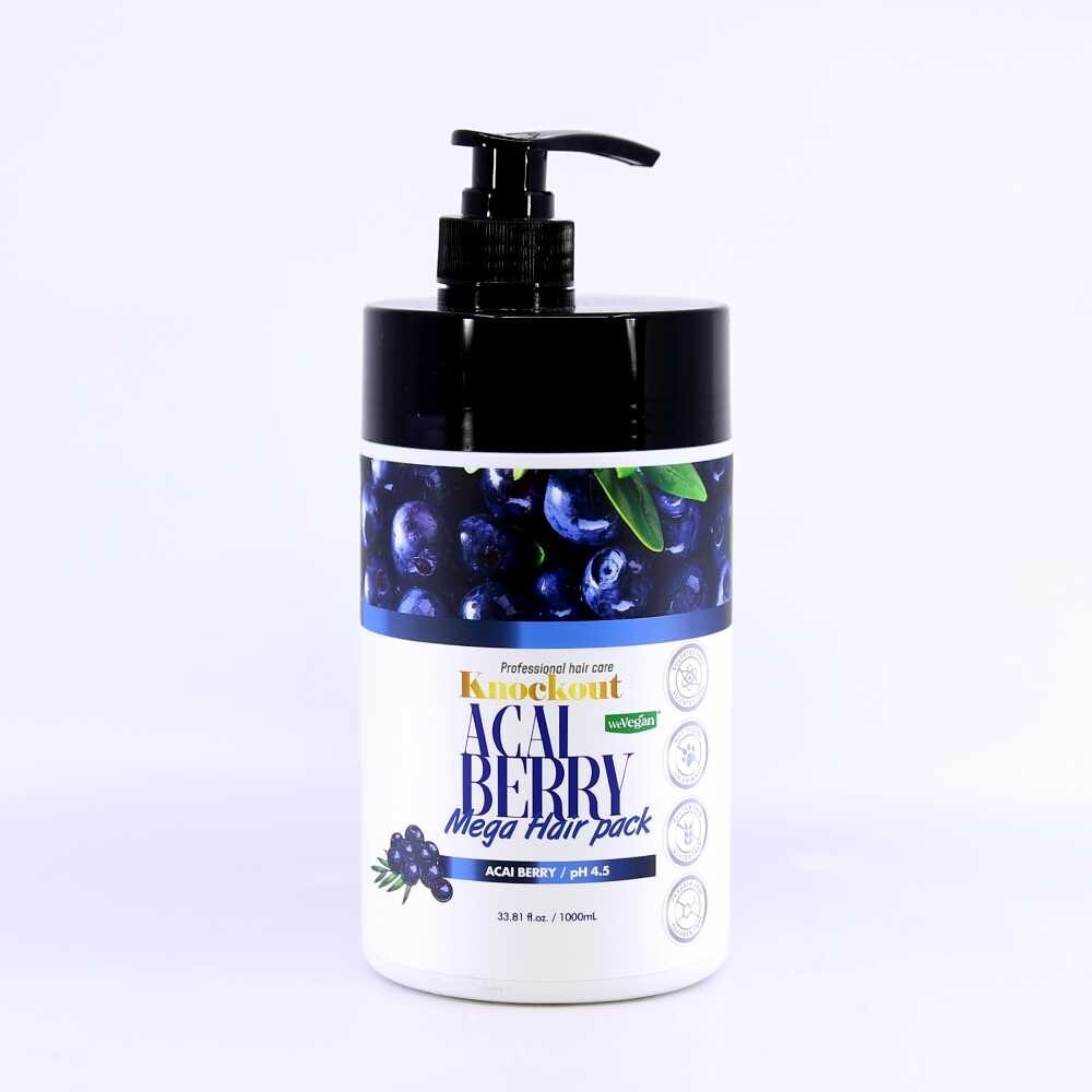 Мега-маска для волос с ягодами Асаи, 1000 мл (33,81 жидких унции)
