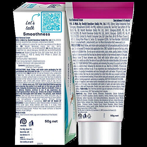 Veet Silk Fresh Hair Removal Cream Sensitive Skin 50 g - Picture 2 of 2