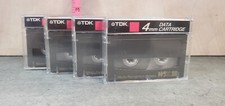 4 vintage TDK DC4-90 DC4-90 4MM Digital Data Tapes tape cartridge read