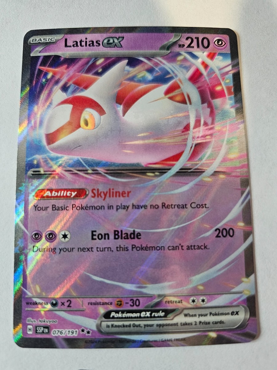 Latias eX - SV08: Surging Sparks Pokemon 076/191