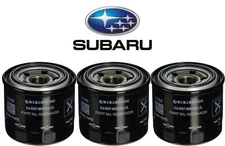 3 Pack OEM Genuine Subaru Engine Oil Filter 15208AA031