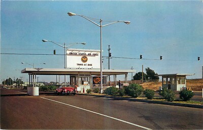 1960s California Travis Air Force Base Military Roberts Postcard