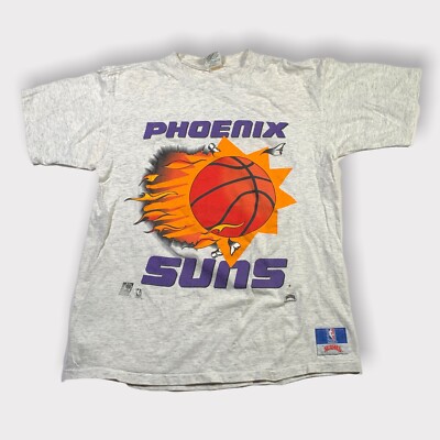 Vintage 90s Phoenix Suns Nutmeg Mills NBA T-Shirt Will Scorch You