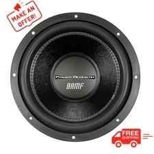 Power Acoustik BAMF-154 Subwoofer 15 inch Dual 4 Ohm Voice Coils Max 3800W