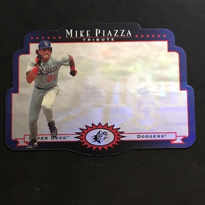 1996 UPPER DECK SPX MIKE PIAZZA HOF DIE CUT MPS-1 NM - DEAD CENTERED