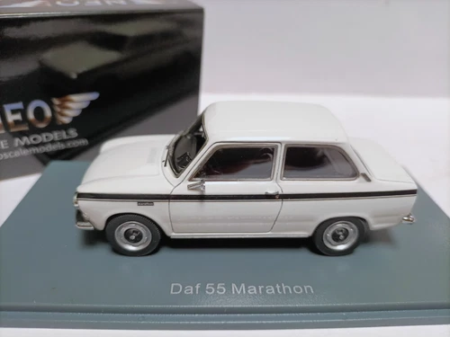 Neo 1 43 Dutch Duff simulation two-door car model DAF 55 Marathon 1971 white - Picture 3 of 6