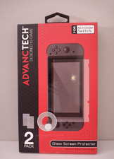ADVANCTECH Nintendo Switch Glass Screen Protector 2 Pack NIB