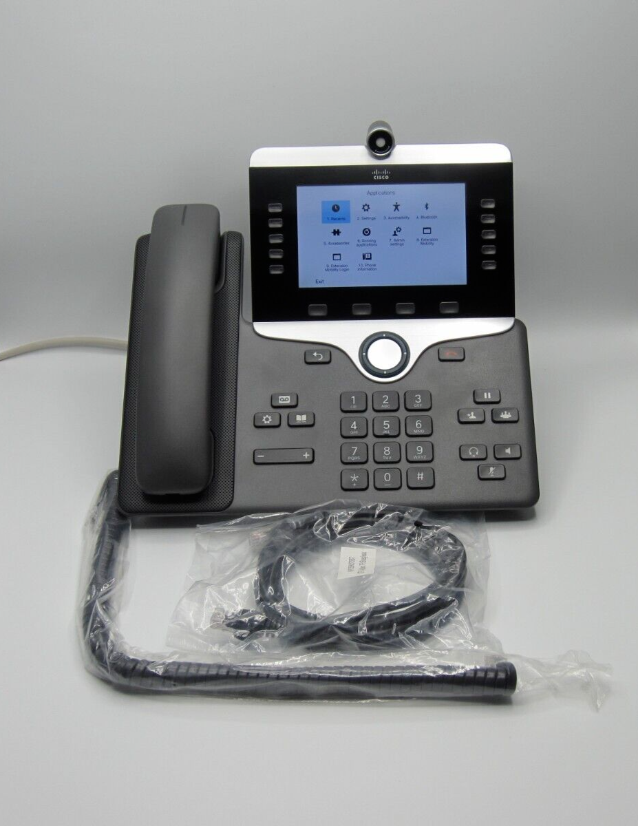 Cisco CP-8865-K9 IP Phone VOIP Video Phone w/ A-Stock (50