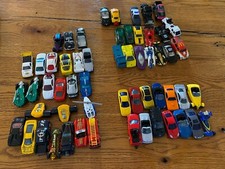 Vintage mainly 1990's Hot Wheels Maisto Matchbox Lot of 57 Cars