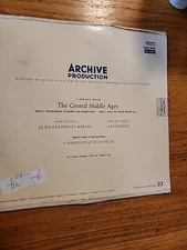 LP Archive Production The Central Middle Ages LP 33 ARC 3002