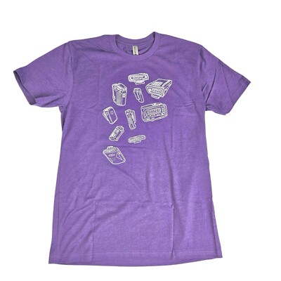 OG Beeper Pager Tee Purple T-Shirt Men s M Medium Next Level Apparel