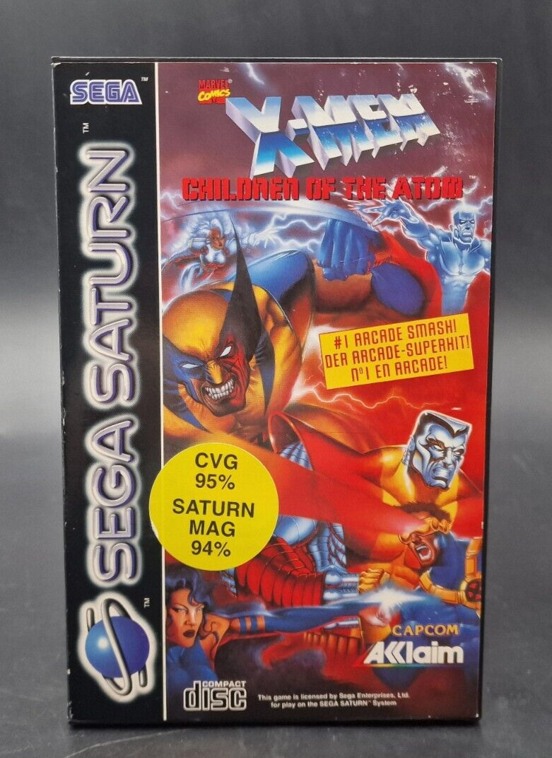 X-Men Children of the Atom - SEGA Saturn - Complet CIB - PAL - Très Bon Etat