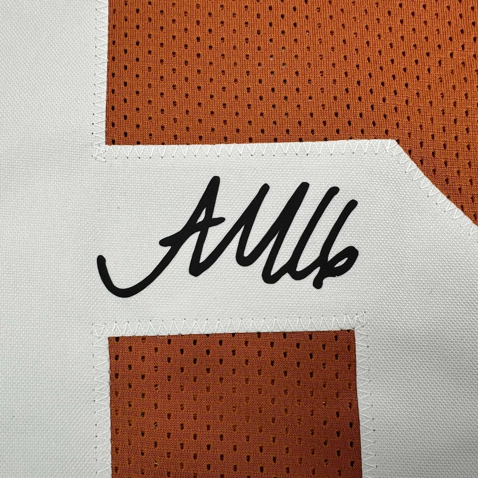 Facsimile Autographed Arch Manning Texas Orange Reprint Jersey Size Men's XL - Image 2 of 4