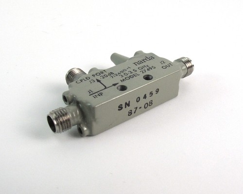 NEW Narda 27495 RF Directional Coupler - 20dB, 3-3.5 GHz, SMA/Female - 第 2/3 張圖片
