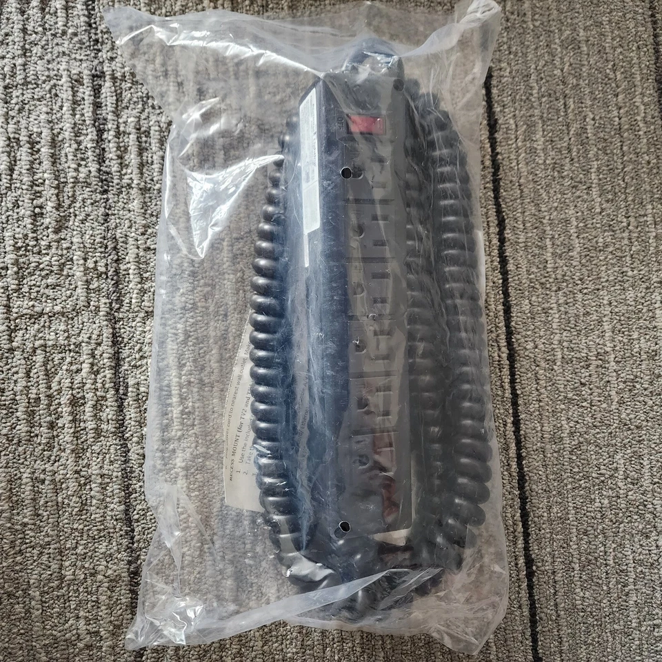 6 Outlet Power Strip 15A National Lighting 10 FT CORD TVS6003S-R  ON/OFF SWITCH  - Image 2 of 4