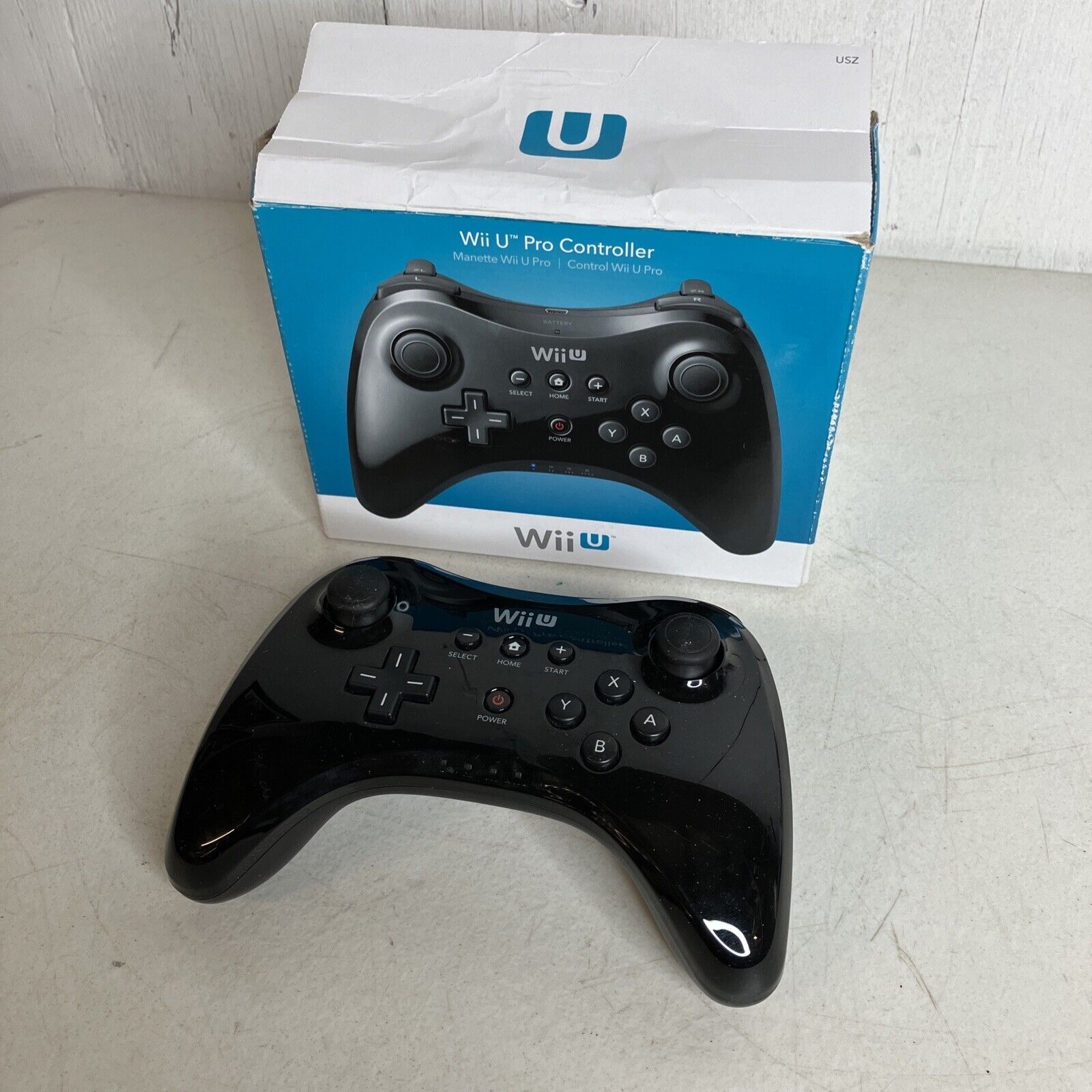 Pro Controller U for Wii and Wii U - Black 