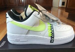 Volt - 101 - Nike Air Force 1 White - zapatos nike jordan for one piece -  Black Lifestyle Shoes CK6924 - Barely Volt