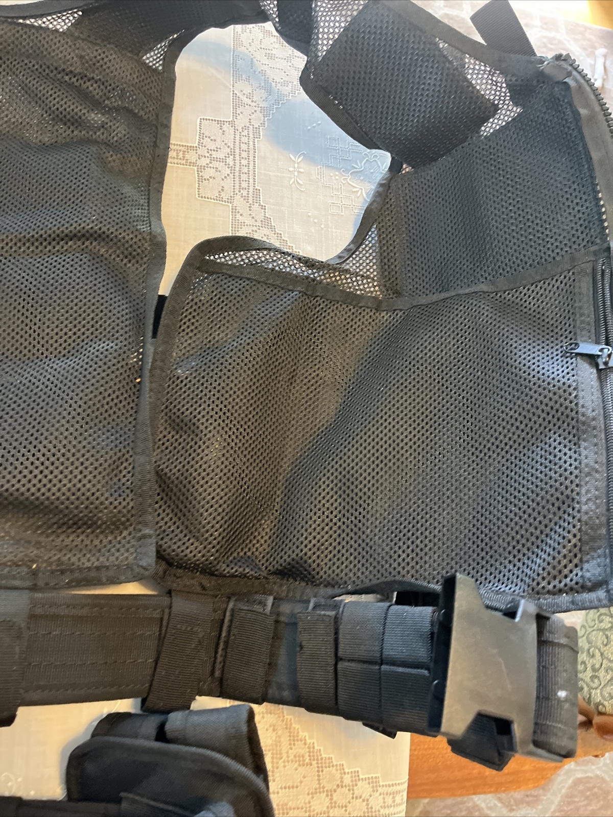 GZ XINXING Tactical Paintball Vest Black Security Law Enforcement Team Gear belt