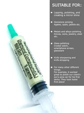 Diamond Polishing Lapping Paste 600 Grit 22-36 Micron (L) 10% Concentration 5 gr