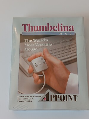 VINTAGE APPOINT THUMBELINA TINY TRACKBALL MOUSE RARE SEALED 