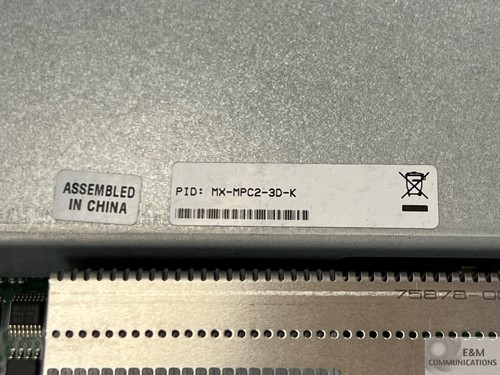 MX-MPC2-3D-K JUNIPER 2 PUERTOS MPC TRÍO CHIPSET CONCENTRADOR SERIE MX COUIBEFBAC - Imagen 4 de 7
