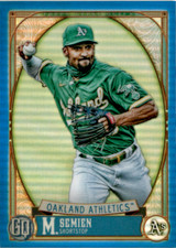 2021 Topps Gypsy Queen Chrome Box Topper Blue #262 Marcus Semien SN99 Athletics