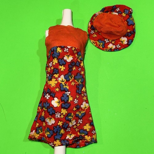 Vintage Barbie clone Mod Era Sun Dress And Hat 🌻 eBay