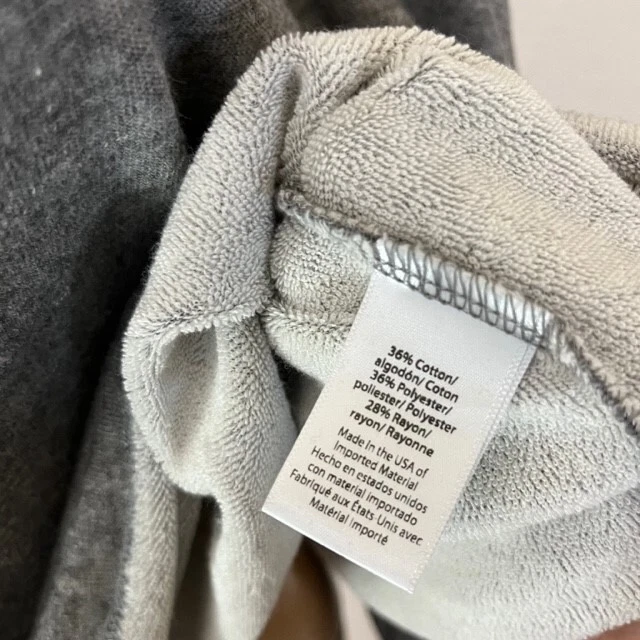 beyond-yoga heather lace sleeve detail sweatshirt