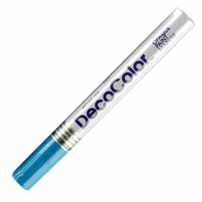 300-10 Marvy DecoColor Opaque Paint Marker, Broad Tip, Light Blue, Pack of 1