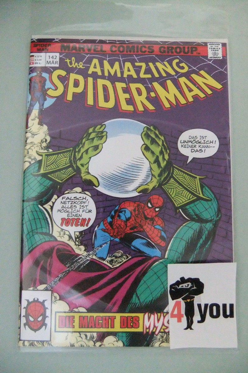 9.8 NM/M MINT AMAZING SPIDER-MAN # 142 GERMAN EURO VARIANT WP 2004