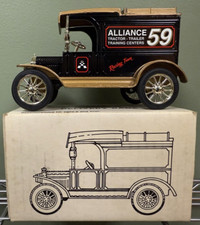ERTL Alliance Racing 1913 Model "T" Delivery Die Cast Coin Bank