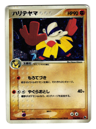 ポケモンカード ハリテヤマ PCG アンリミ ホロ PSA10 世界に12枚 PSA10 ハリテヤマ ホロ 2003 ポケモンカード エキスパンション 2003